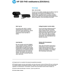 HP 320 Full HD USB-A Webcam -Husholdning butik c4f78087 e014 4cdc b233 9d50a39c3355