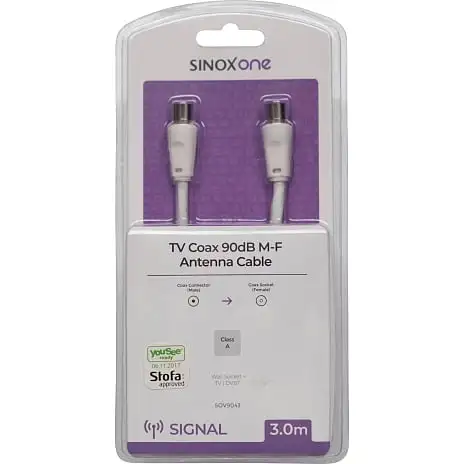 Sinox One Antennekabel - 3 Meter 4 Sinox One Antennekabel - 3 Meter - Billede 2