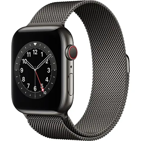 Apple Watch S6 GPS+Cellular 44mm Graphite Stainless Steel Case - Graphite Milanese Loop 4 Apple Watch S6 GPS+Cellular 44mm Graphite Stainless Steel Case - Graphite Milanese Loop - Billede 2