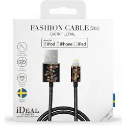 Ideal Of Sweden Ideal Cable 2m - Dark Floral -Husholdning butik c8f4aea7 ae01 4a7b abfa d8a5b3ac7921