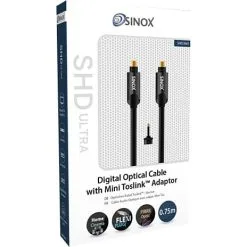 Sinox ULTRAHD Digital Lydkabelpakke (optisk) - 1.5 Meter -Husholdning butik c9190a4b 2e37 4a8e b764 e33a0b8dd7a0