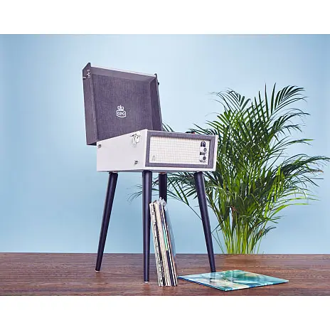 GPO Retro GPO BERMUDA Pladespiller - Grå 4 GPO Retro GPO BERMUDA Pladespiller - Grå - Billede 2