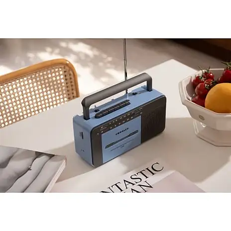 Crosley Cassette Player - Blue/Grey 4 Crosley Cassette Player - Blue/Grey - Billede 2