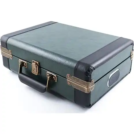 GPO Retro GPO AMBASSADOR USB Pladespiller Sort/grøn 4 GPO Retro GPO AMBASSADOR USB Pladespiller Sort/grøn - Billede 2