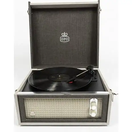 GPO Retro GPO BERMUDA Pladespiller - Grå 3 GPO Retro GPO BERMUDA Pladespiller - Grå