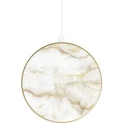 IDEAL OF SWEDEN Trådløs Qi-oplader - Golden Pearl Marble