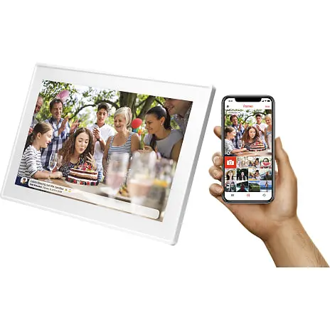 Denver Frameo Digital Wi-Fi Fotoramme 15.6" PFF-1514W - Hvid 10 Denver Frameo Digital Wi-Fi Fotoramme 15.6" PFF-1514W - Hvid - Billede 8