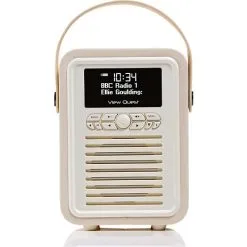 VQ Retro Mini Dab+ FM Og Bluetooth Radio - Creme