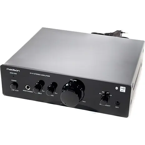 Madison MAD1000 HI-FI Forstærker Med Bluetooth 2x50 Watt. 4 Madison MAD1000 HI-FI Forstærker Med Bluetooth 2x50 Watt. - Billede 2