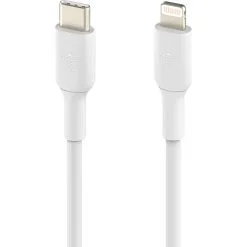 Belkin Boost Charge Lightning Til USB-C Kabel PVC 1 Meter - Hvid