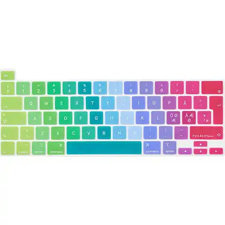 Philbert Tastaturcover - Rainbow Nordic 3 Philbert Tastaturcover - Rainbow Nordic