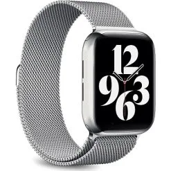 Puro Apple Watch Rem Milanese 42-44 Mm - Sølv