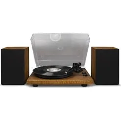 Crosley C62 Pladespiller Med Højttalere - Valnød