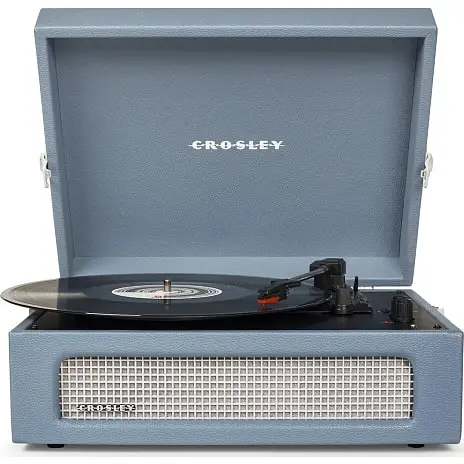 Crosley Voyager Turntable Two-way Bluetooth - Washed Blue 3 Crosley Voyager Turntable Two-way Bluetooth - Washed Blue