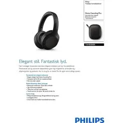 Philips On-Ear Hovedtelefoner TAH8506BK BT ANC - Sort -Husholdning butik e026c514 f629 4b5b b15c 9c938032dc89