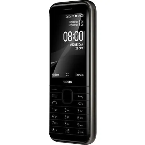 Nokia 8000 4G - Sort Onyx 5 Nokia 8000 4G - Sort Onyx - Billede 3