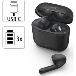 HAMA Freedom TWS In-Ear True Wireless - Sort