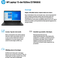 HP 15-DW1026NO 15" Bærbar Computer 19 HP 15-DW1026NO 15" Bærbar Computer -Husholdning butik e18347744f76b9006f378aff7d1e9e31