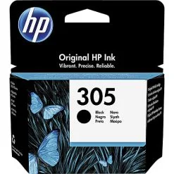 HP 305 Black Original Ink Cartridge Printerblæk