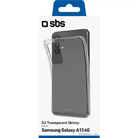 SBS Samsung A13 4G Skinny Cover - Transparent 4 SBS Samsung A13 4G Skinny Cover - Transparent - Billede 2