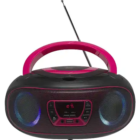 Denver TCL-212BT Boombox - Lyserød 9 Denver TCL-212BT Boombox - Lyserød - Billede 7