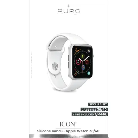 Puro Apple Watch Rem 38-40 Mm - Hvid 3 Puro Apple Watch Rem 38-40 Mm - Hvid