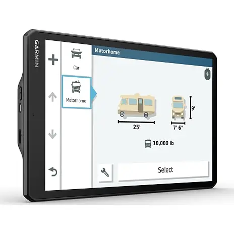 Garmin Camper 1090 Campingvognnavigator 3 Garmin Camper 1090 Campingvognnavigator