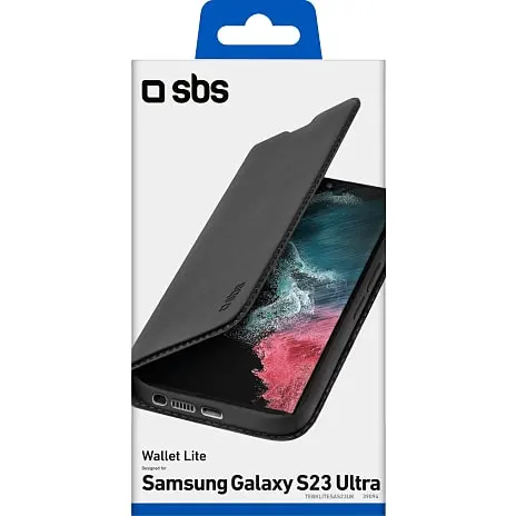 SBS Samsung Galaxy S23 Ultra Wallet - Sort 4 SBS Samsung Galaxy S23 Ultra Wallet - Sort - Billede 2