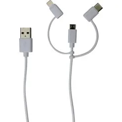 SINOX SXI49065MFI 3 I Et Ladekabel - Hvid