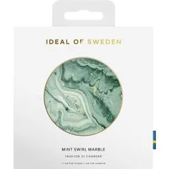 IDEAL OF SWEDEN Trådløs Qi-oplader - Mint Swirl Marble -Husholdning butik ed8c4989 24c7 4b0b affe 6aaeafd27c3d