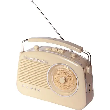 Madison Retro Radio M. Bluetooth Beige 7 Madison Retro Radio M. Bluetooth Beige - Billede 5
