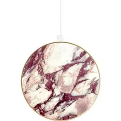 IDEAL OF SWEDEN Trådløs Qi-oplader - Calacatta Ruby Marble