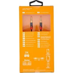 Vivanco Fladt Lydkabel 3,5mm - Guld/sort -Husholdning butik efbf7006 21cc 4f75 b739 bdd22e16a3ea