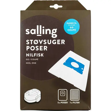 Salling Støvsugerposer 5-pak Til Nilfisk 3 Salling Støvsugerposer 5-pak Til Nilfisk