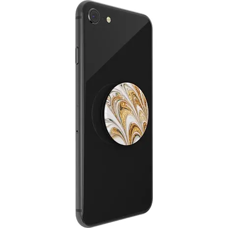 PopSockets Aftageligt Greb Med Standerfunktion - Golden Ripple 6 PopSockets Aftageligt Greb Med Standerfunktion - Golden Ripple - Billede 4