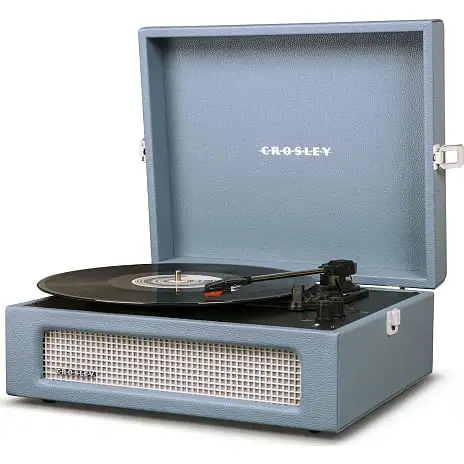 Crosley Voyager Turntable Two-way Bluetooth - Washed Blue 5 Crosley Voyager Turntable Two-way Bluetooth - Washed Blue - Billede 3
