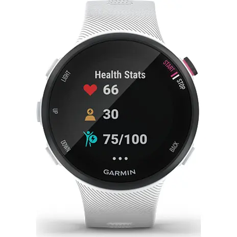 Garmin Forerunner 45S 39mm - White 4 Garmin Forerunner 45S 39mm - White - Billede 2