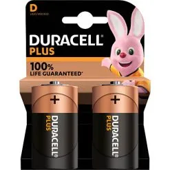 Duracell Batterier Plus Power D - 2 Stk.