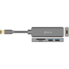 SINOX SXI60420 HUB. USB-C Til HDMI Og USB + Kortlæser - Sølv -Husholdning butik f932e41f da4f 4642 88c3 bf6d186e4f8d