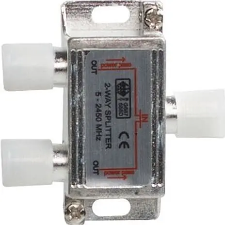 Sinox One Antenne Fordeler Til 2 Med F-stik. 3 F-stik Følger Med 4 Sinox One Antenne Fordeler Til 2 Med F-stik. 3 F-stik Følger Med - Billede 2