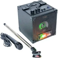 Party Light & Sound Karaoke Sanganlæg M. LED Lyseffekt -Husholdning butik ff051d793f6ba9a8917e670dcf9b0673