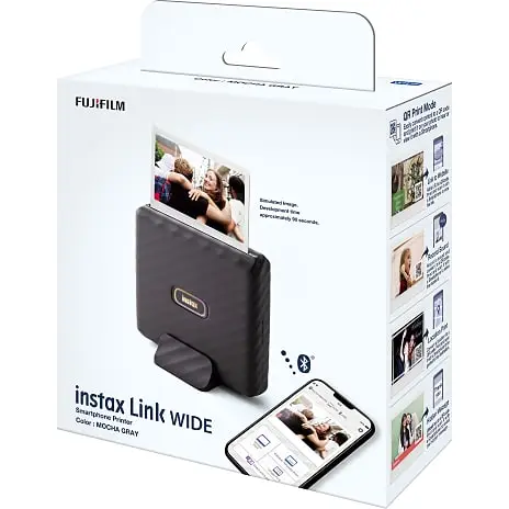 Instax Link Wide Printer - Mocha Gray 9 Instax Link Wide Printer - Mocha Gray - Billede 7